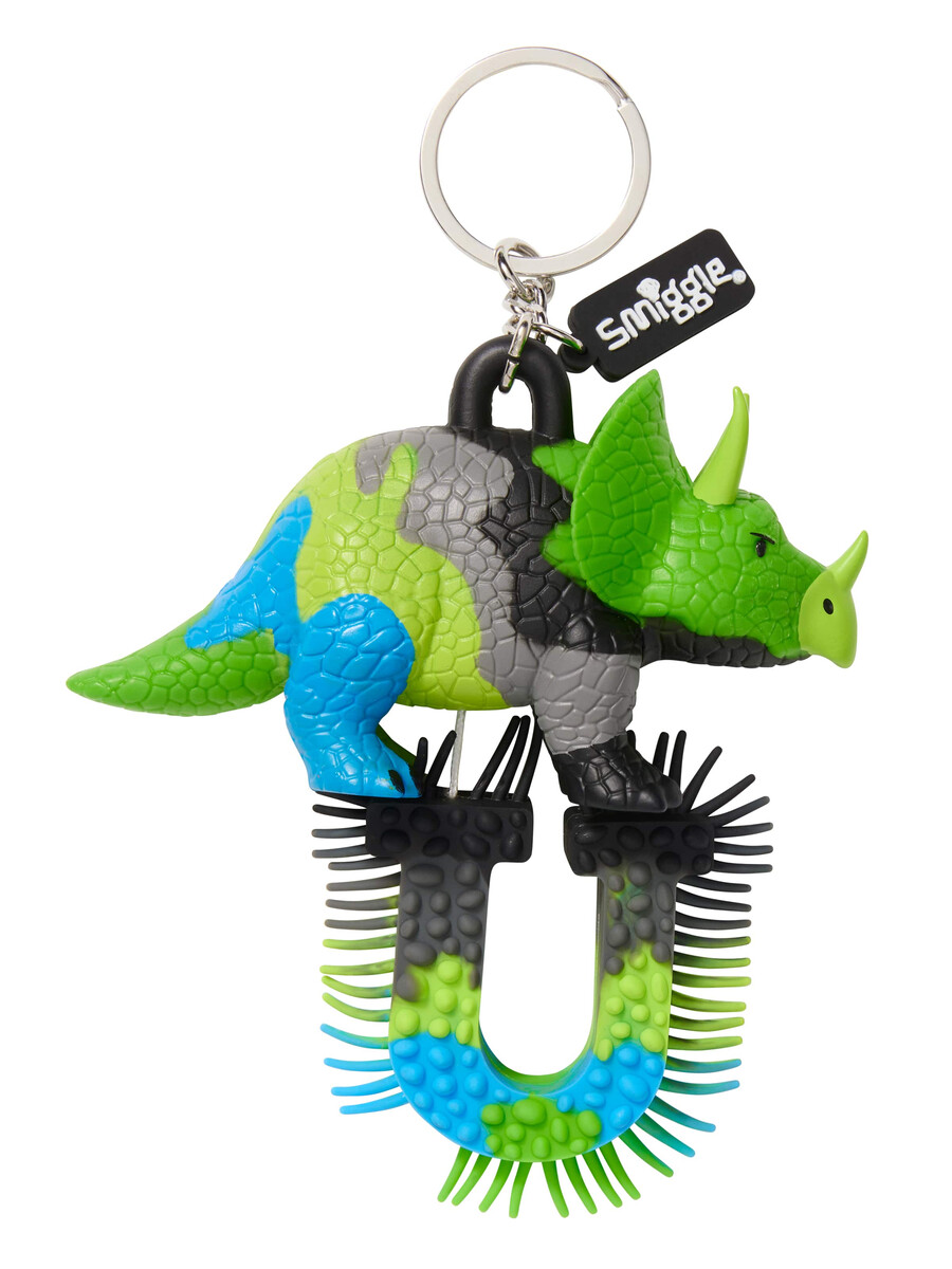 dinosaurie alfabet nyckelring