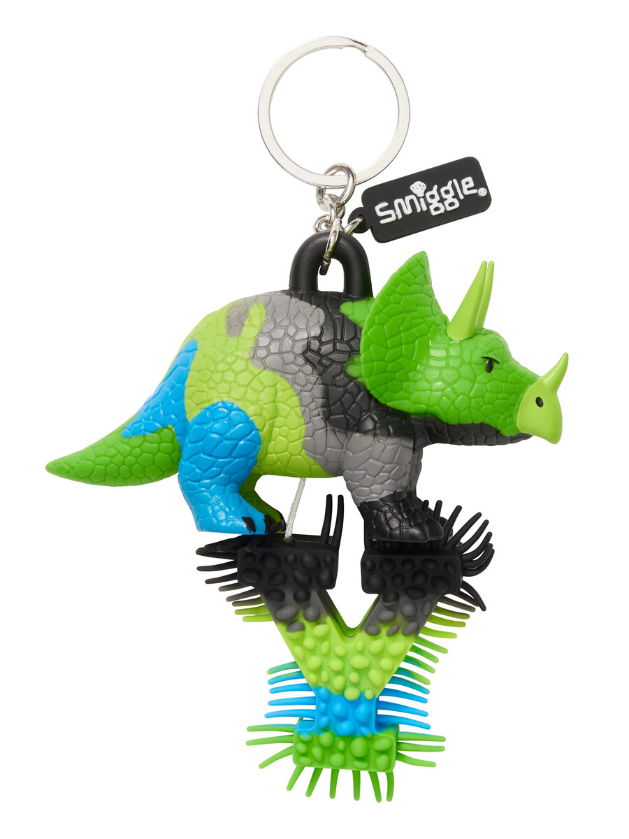 dinosaurie alfabet nyckelring