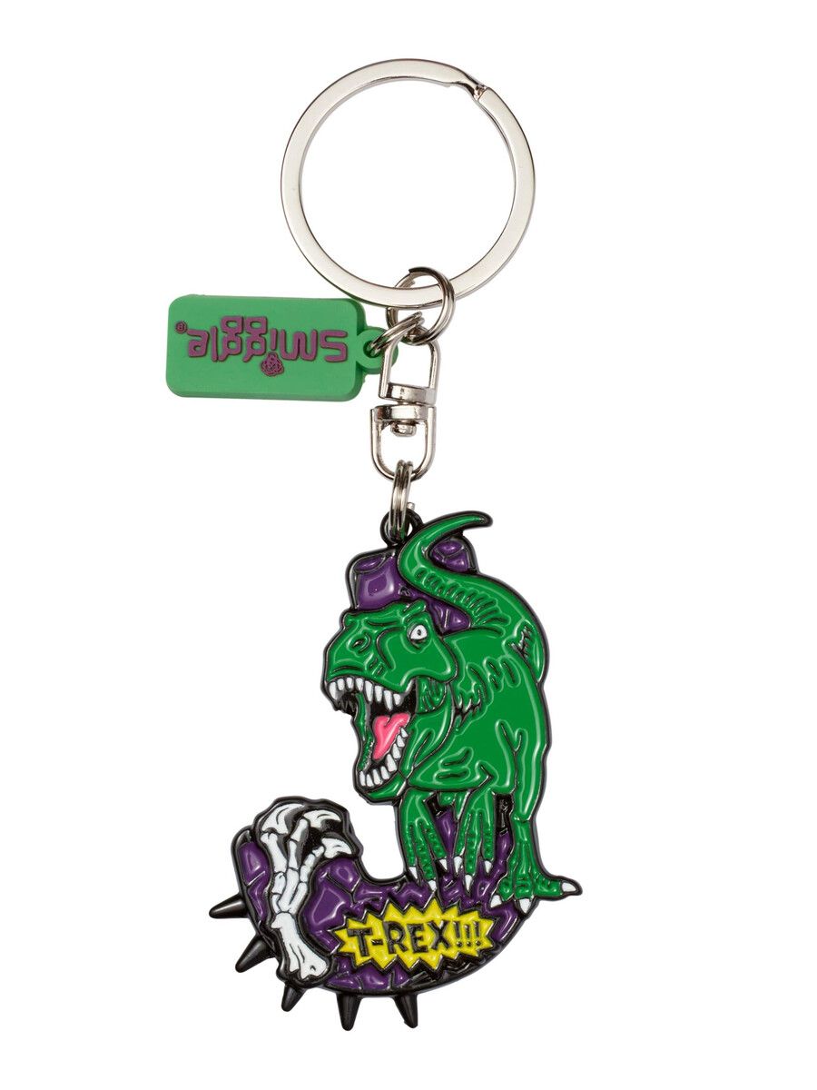 t-rex alfabet nyckelring