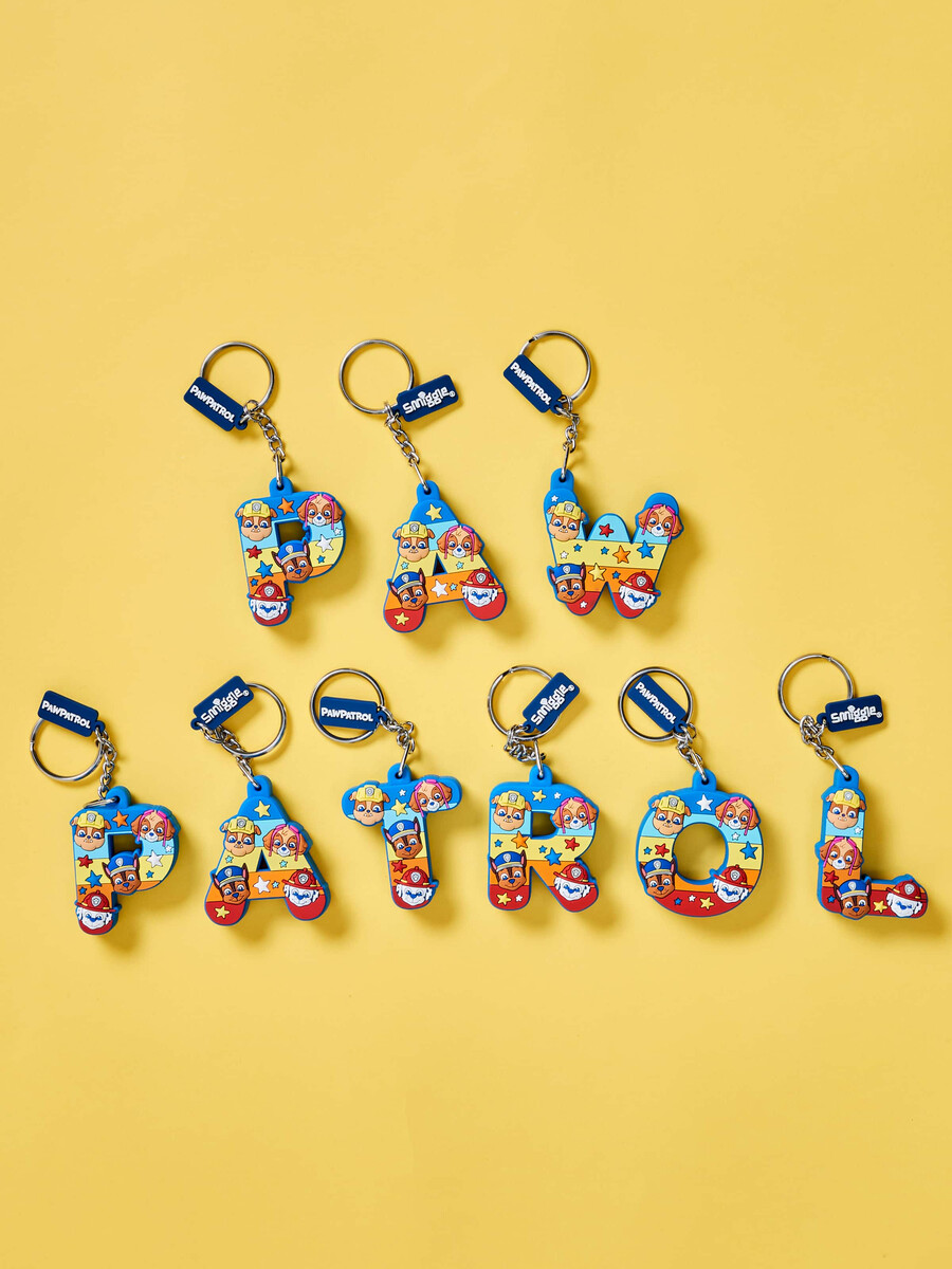 paw patrol doftande alfabet nyckelring