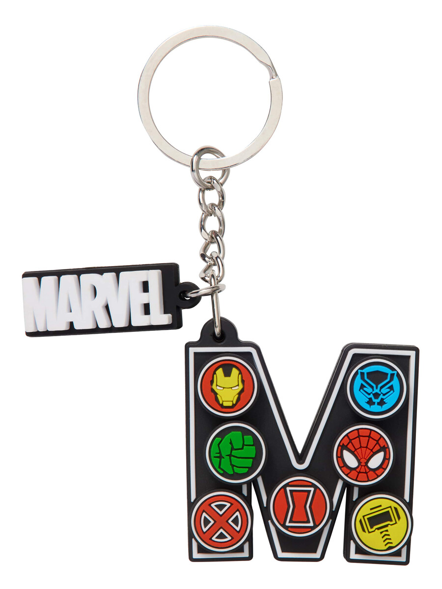 marvel alfabetet nyckelring