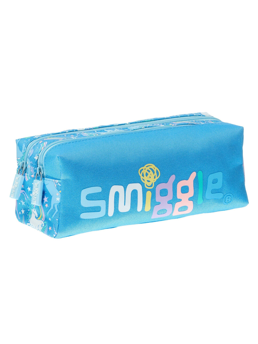 snyggt pennfodral med dubbel dragkedja