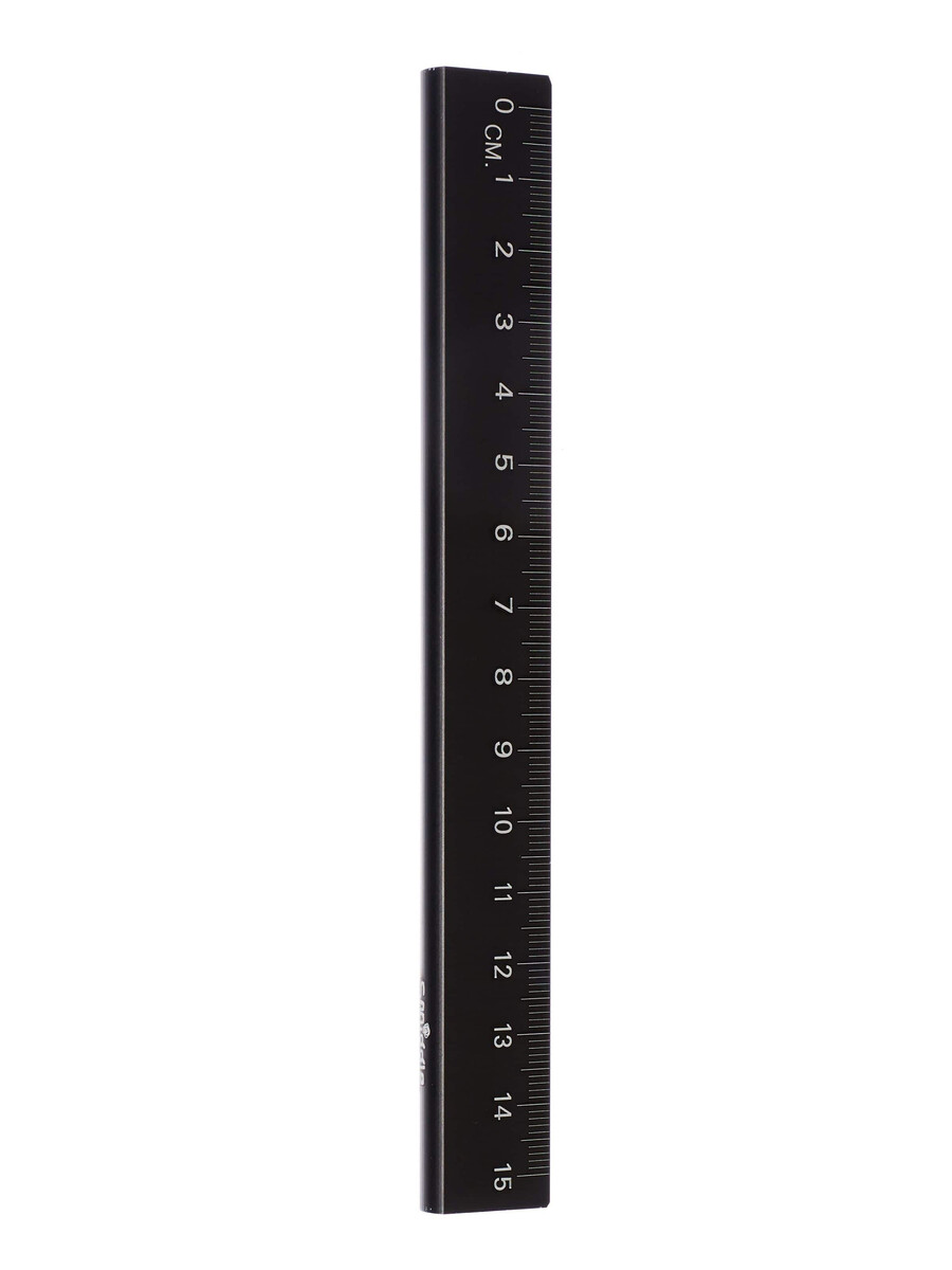 metallisk linjal 15 cm