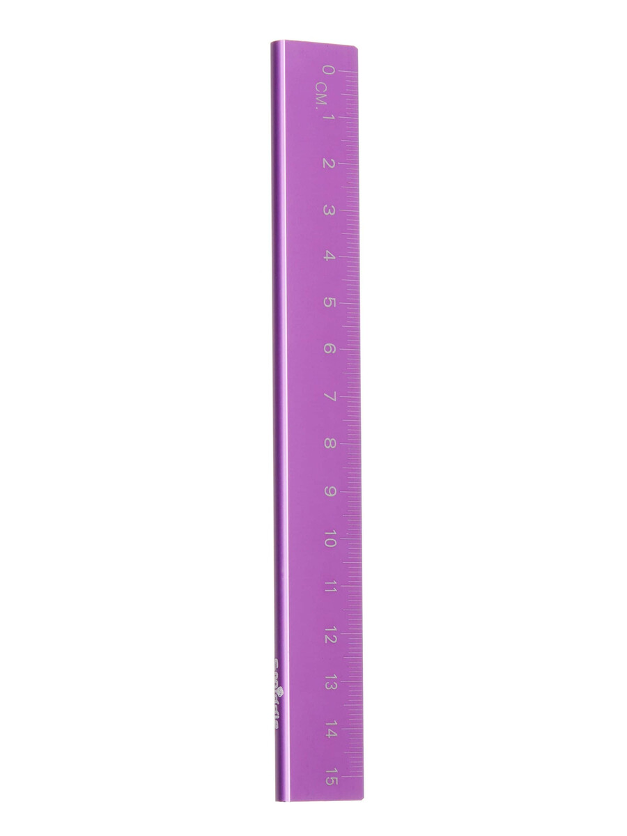 metallisk linjal 15 cm