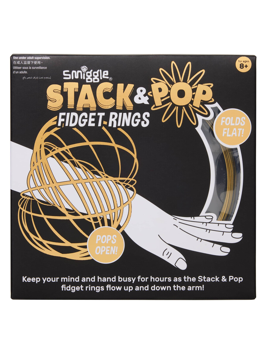 stack pop fidget ringar