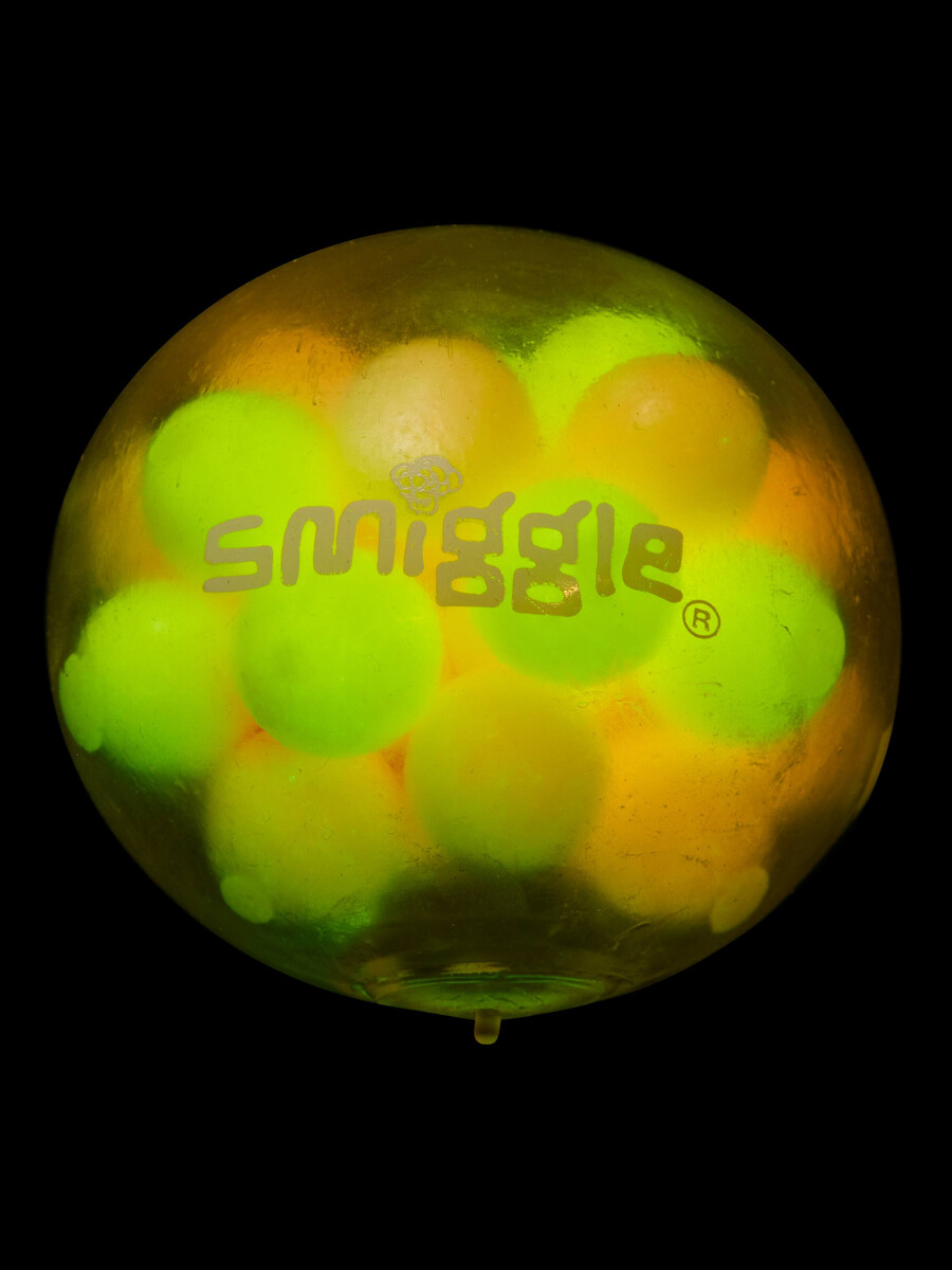glödande squishy ball