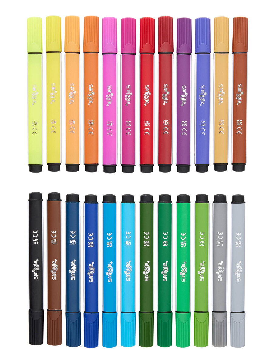 tri barrel-markörer 24-pack