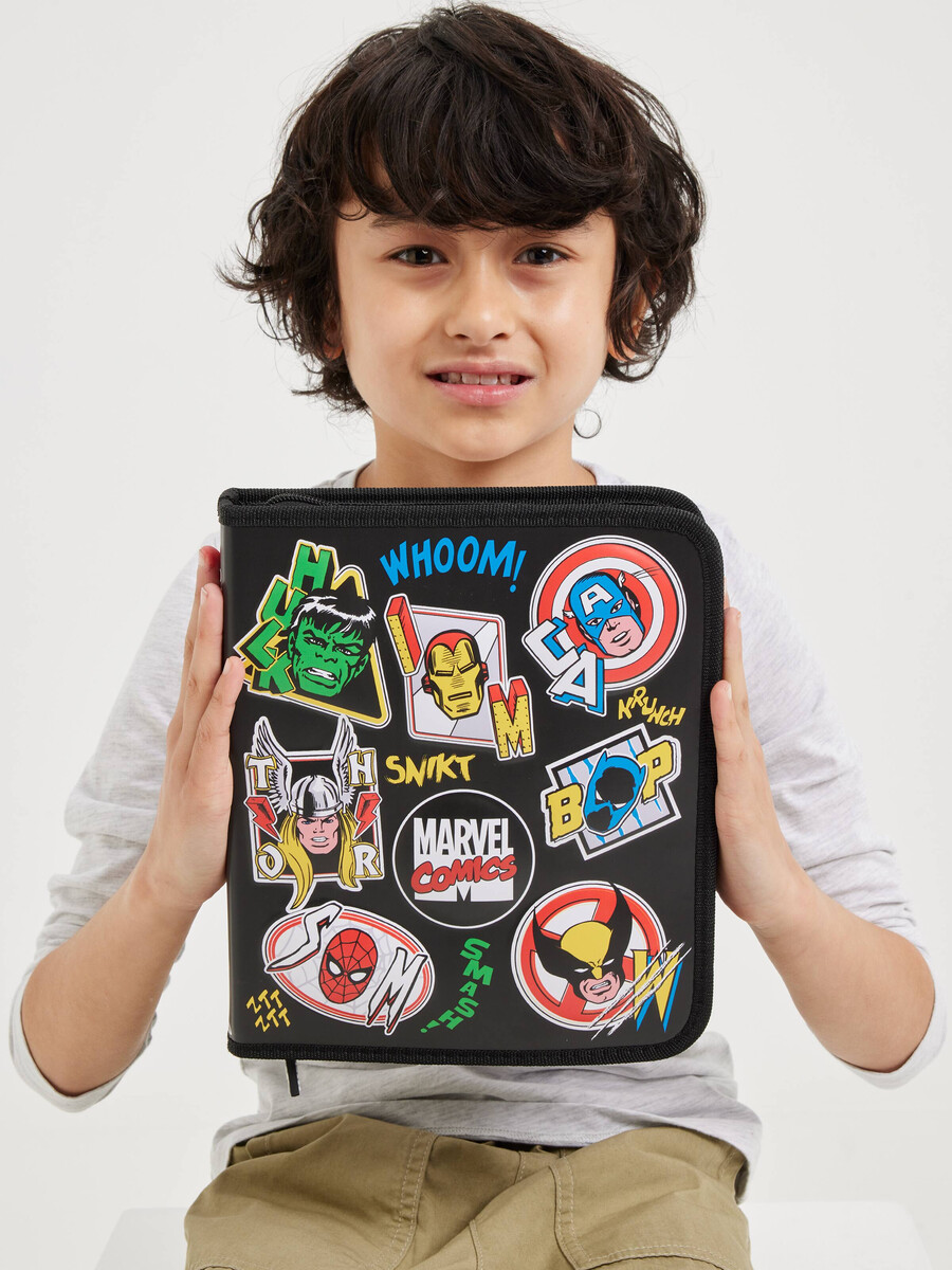 marvel zip it stationery presentpaket