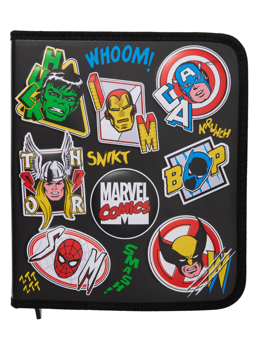 marvel zip it stationery presentpaket