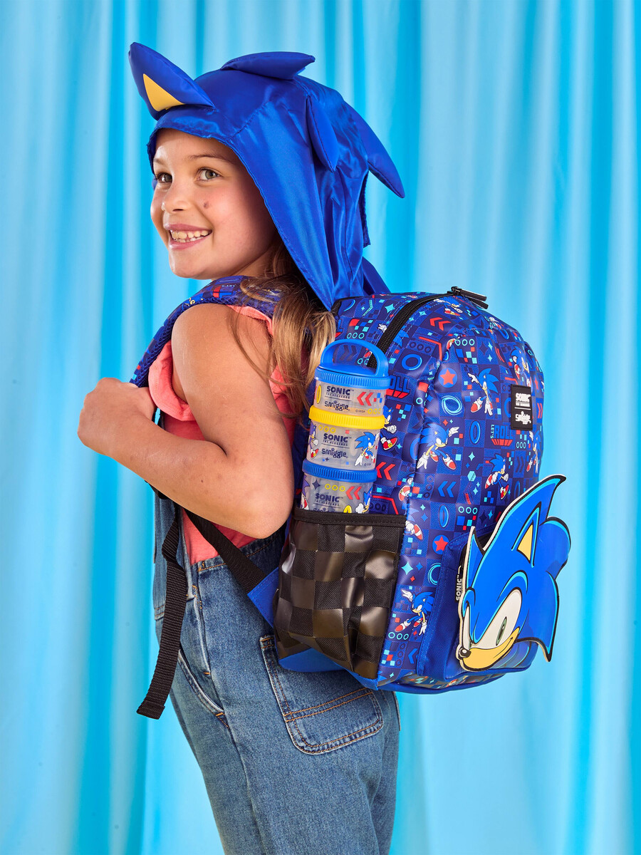 sonic the hedgehog stora snack stapelbehållare