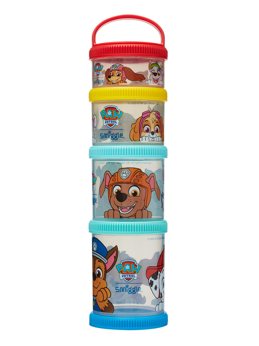 paw patrol snack stack-behållare