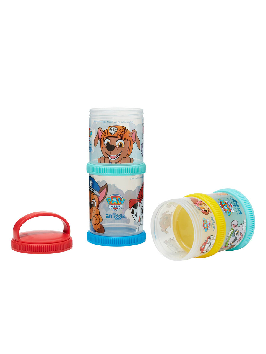 paw patrol snack stack-behållare