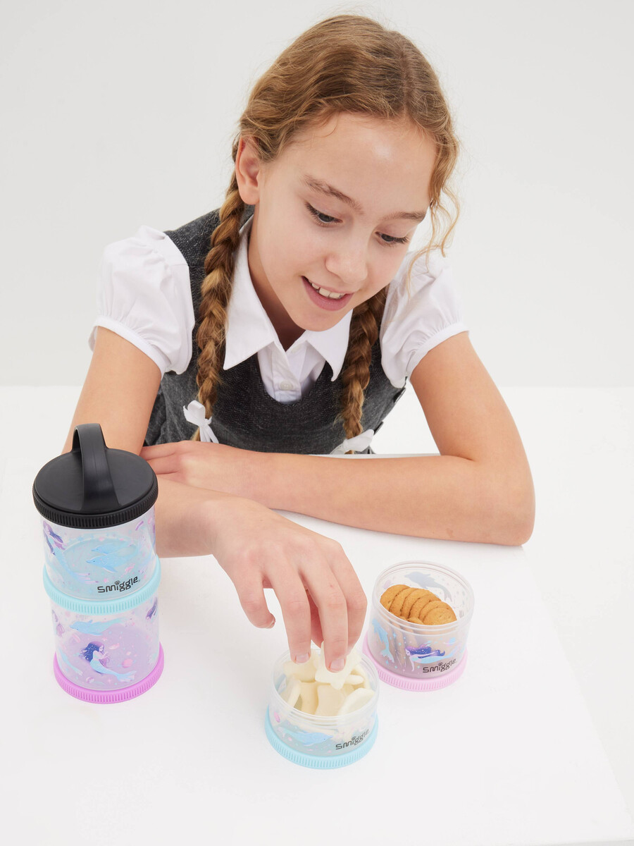 obegränsade stora snacks- och stapelbehållare