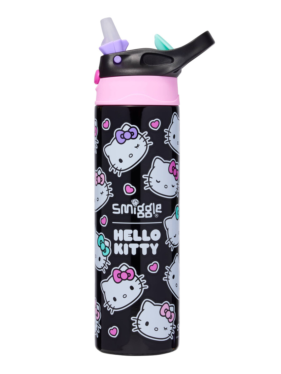 hello kitty isolerad rostfri stålflaska med flip-funktion 520 ml