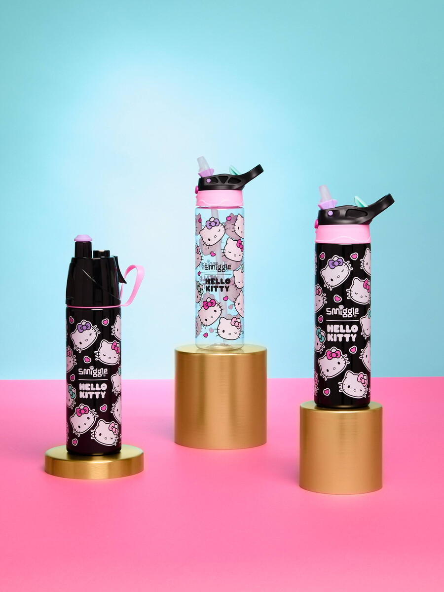 hello kitty isolerad rostfri stålflaska med flip-funktion 520 ml