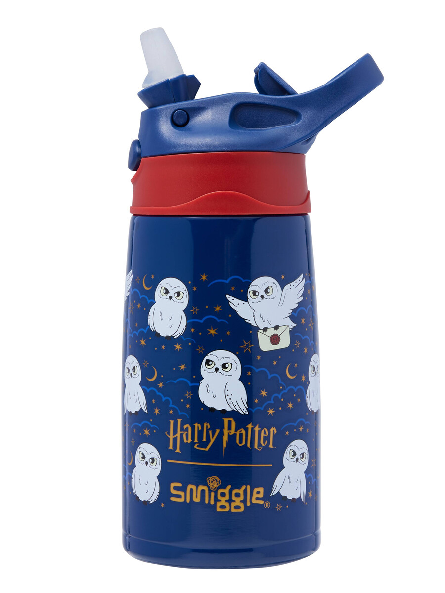hedwig junior rostfritt stål flip dryckesflaska 400ml