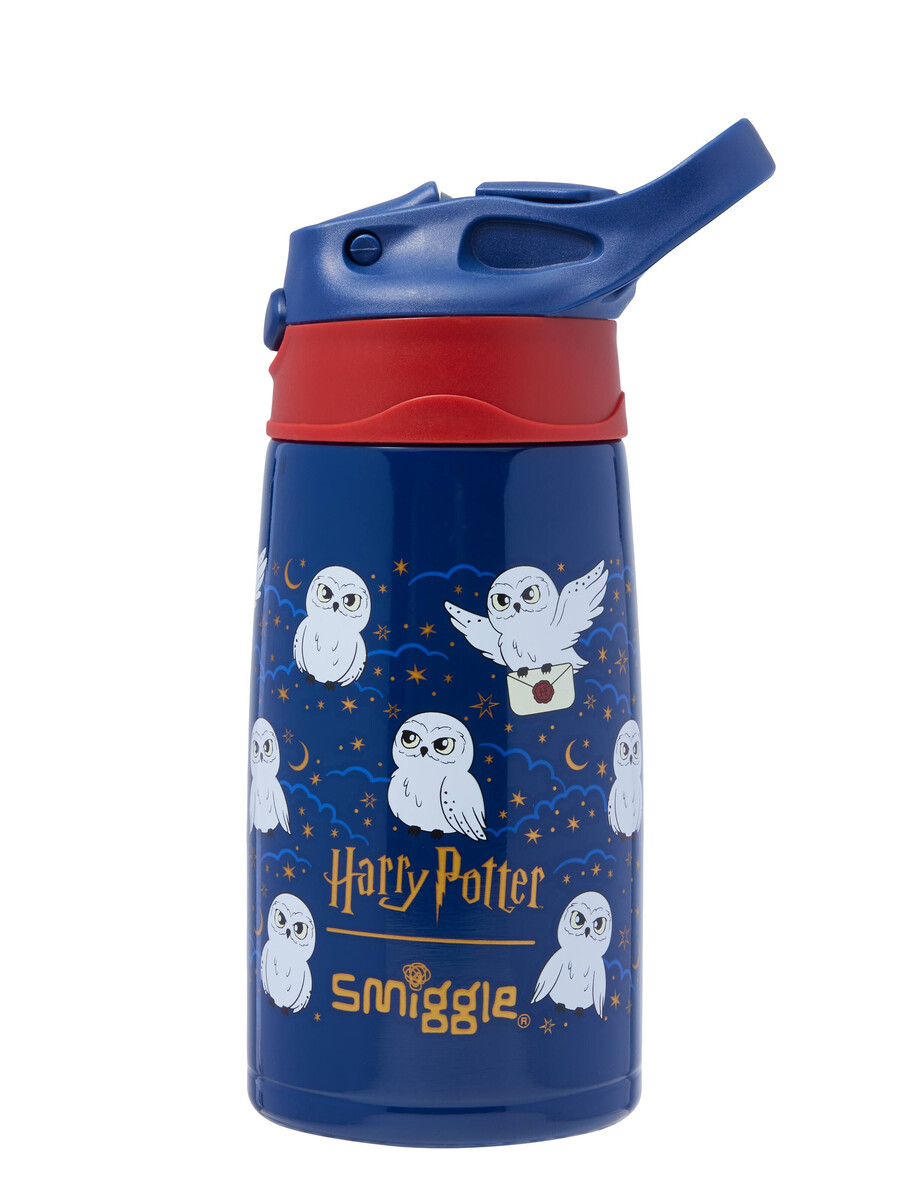 hedwig junior rostfritt stål flip dryckesflaska 400ml