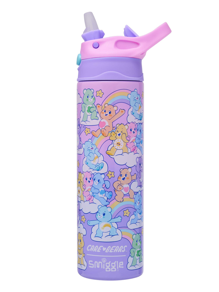 care bears isolerad rostfri stålflaska med flipfunktion 520 ml