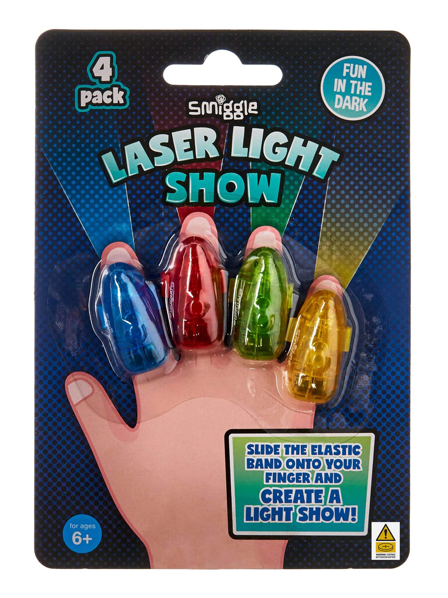 laserfingerljusshow x4