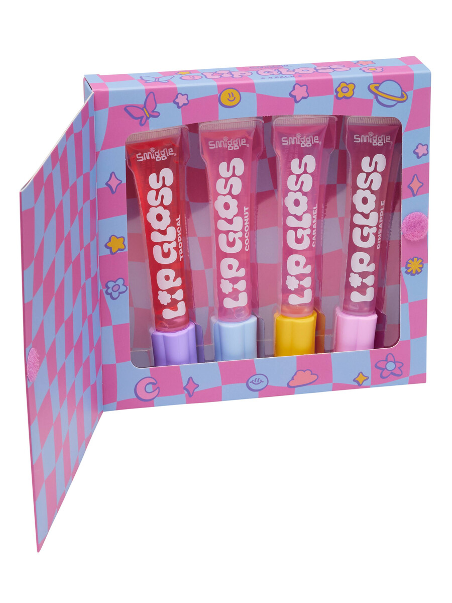 doftande läppglans 4-pack