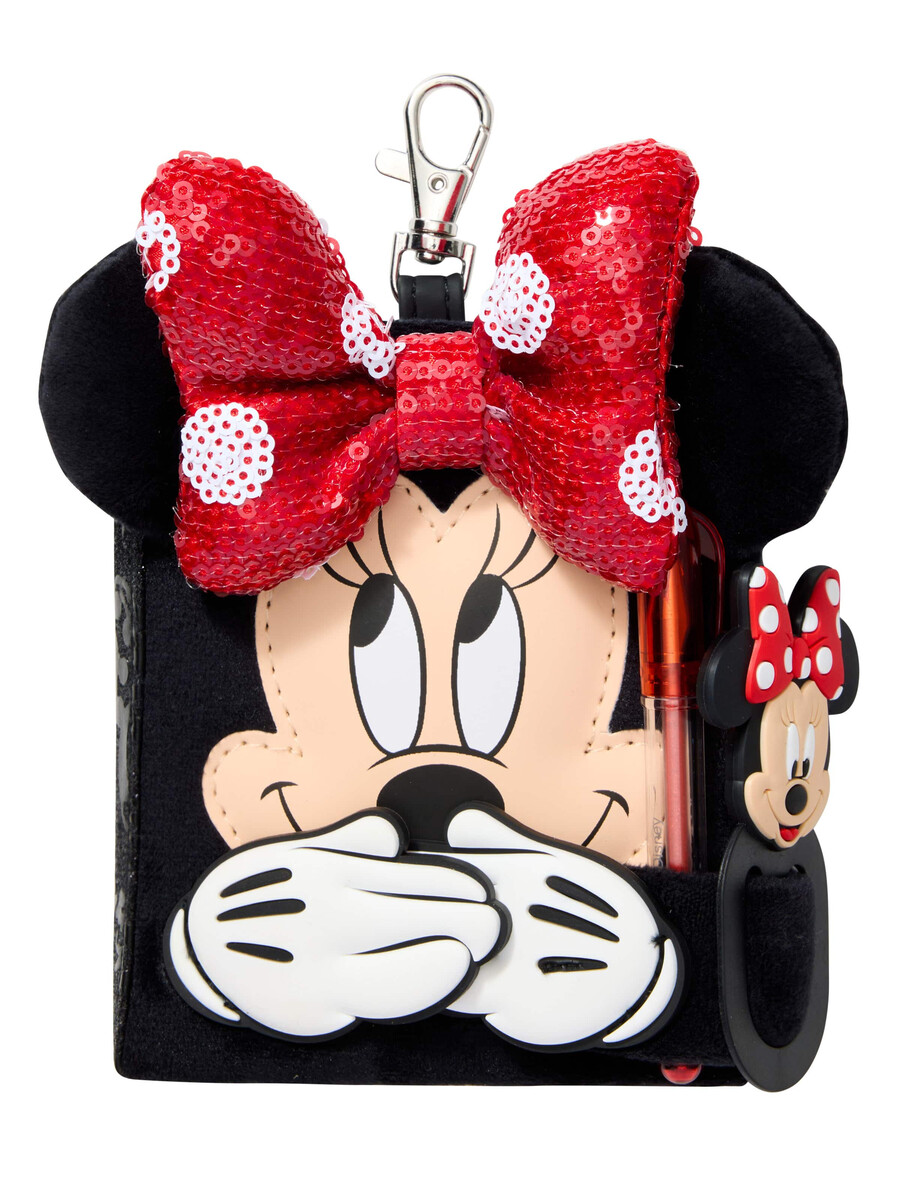 minnie mouse mini anteckningsbok nyckelring