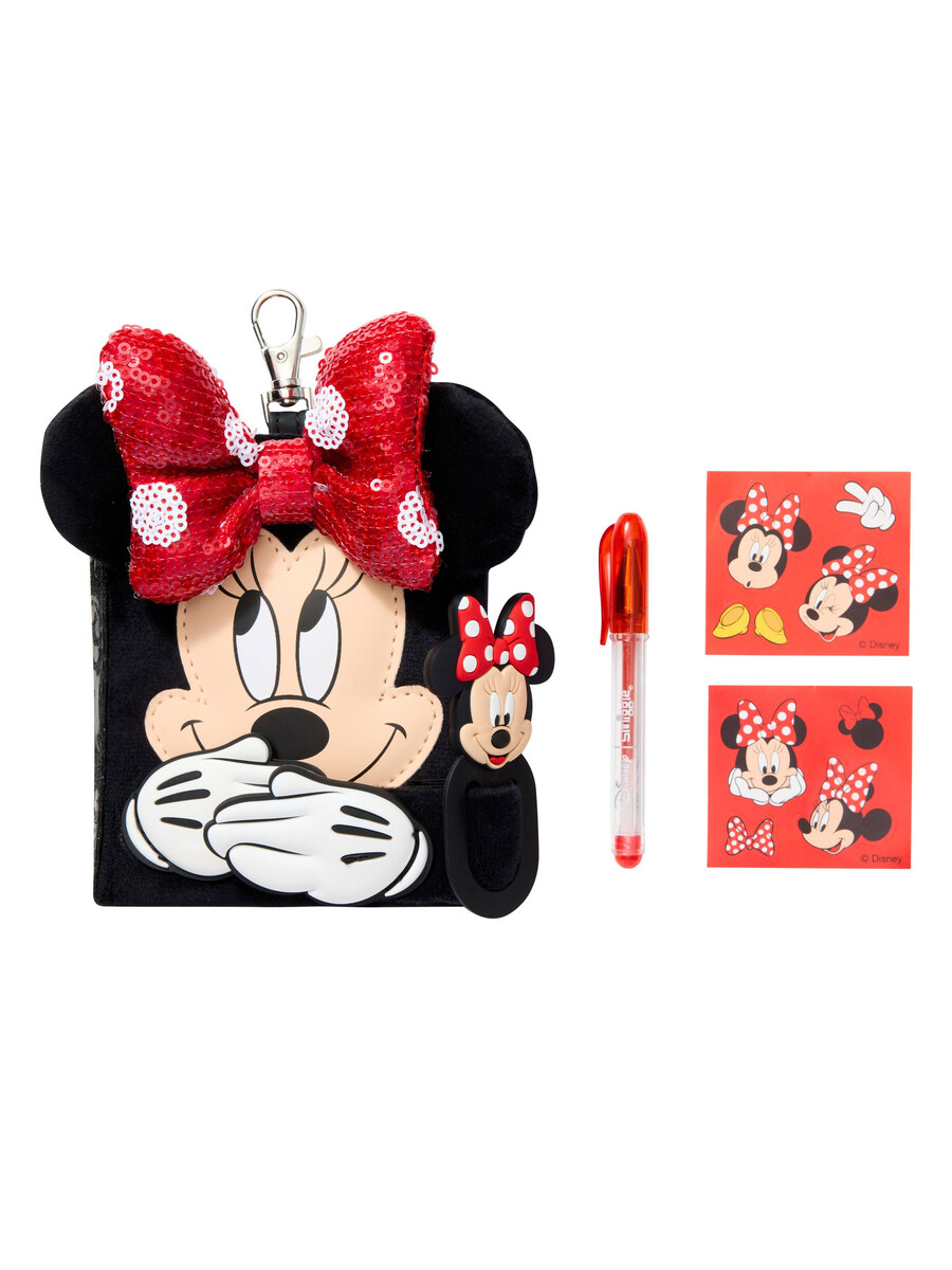 minnie mouse mini anteckningsbok nyckelring