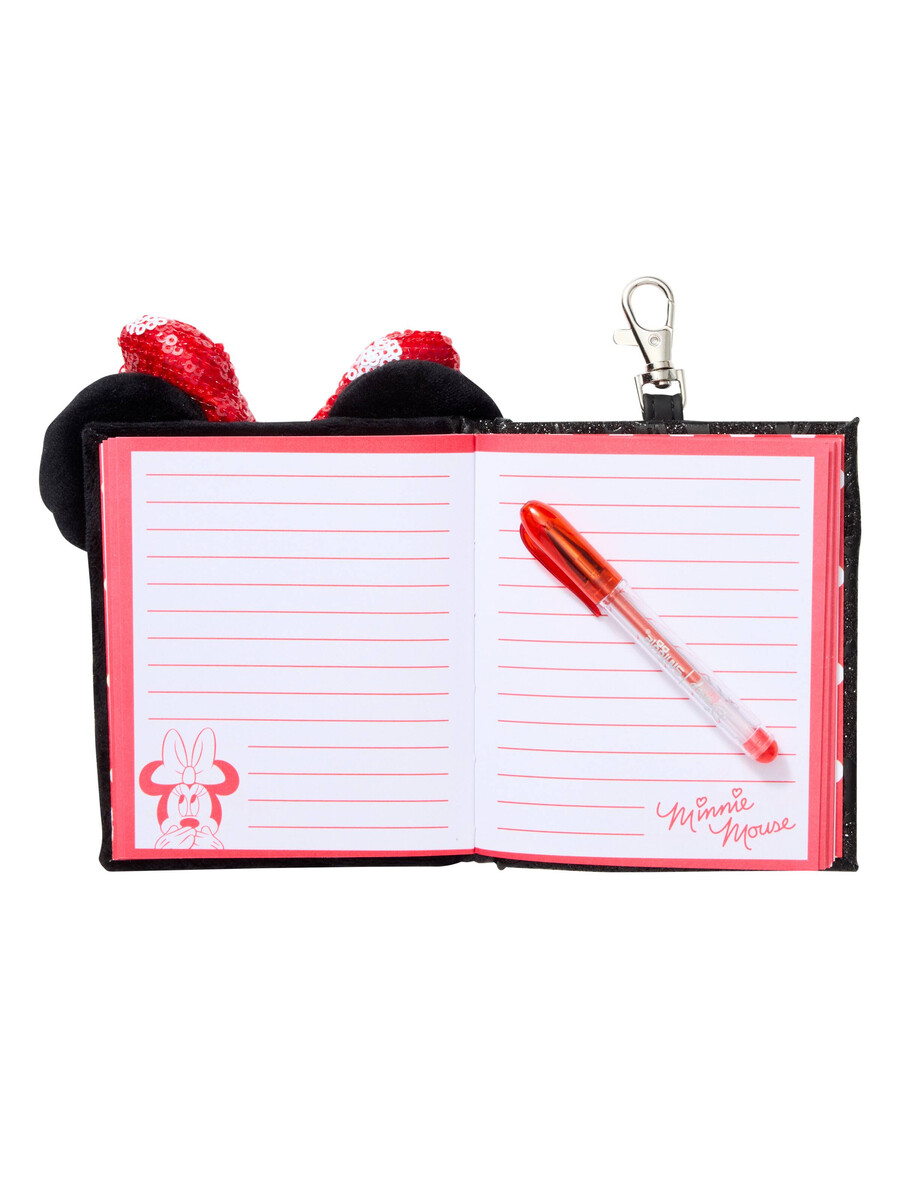 minnie mouse mini anteckningsbok nyckelring