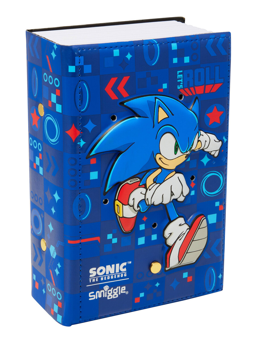 sonic the hedgehog light up booksafe