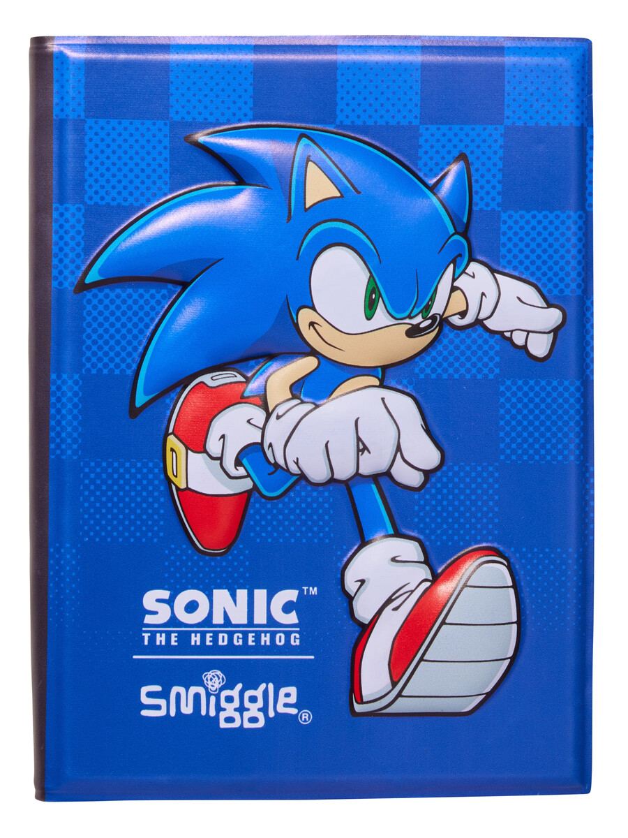 sonic the hedgehog a5 anteckningsbok