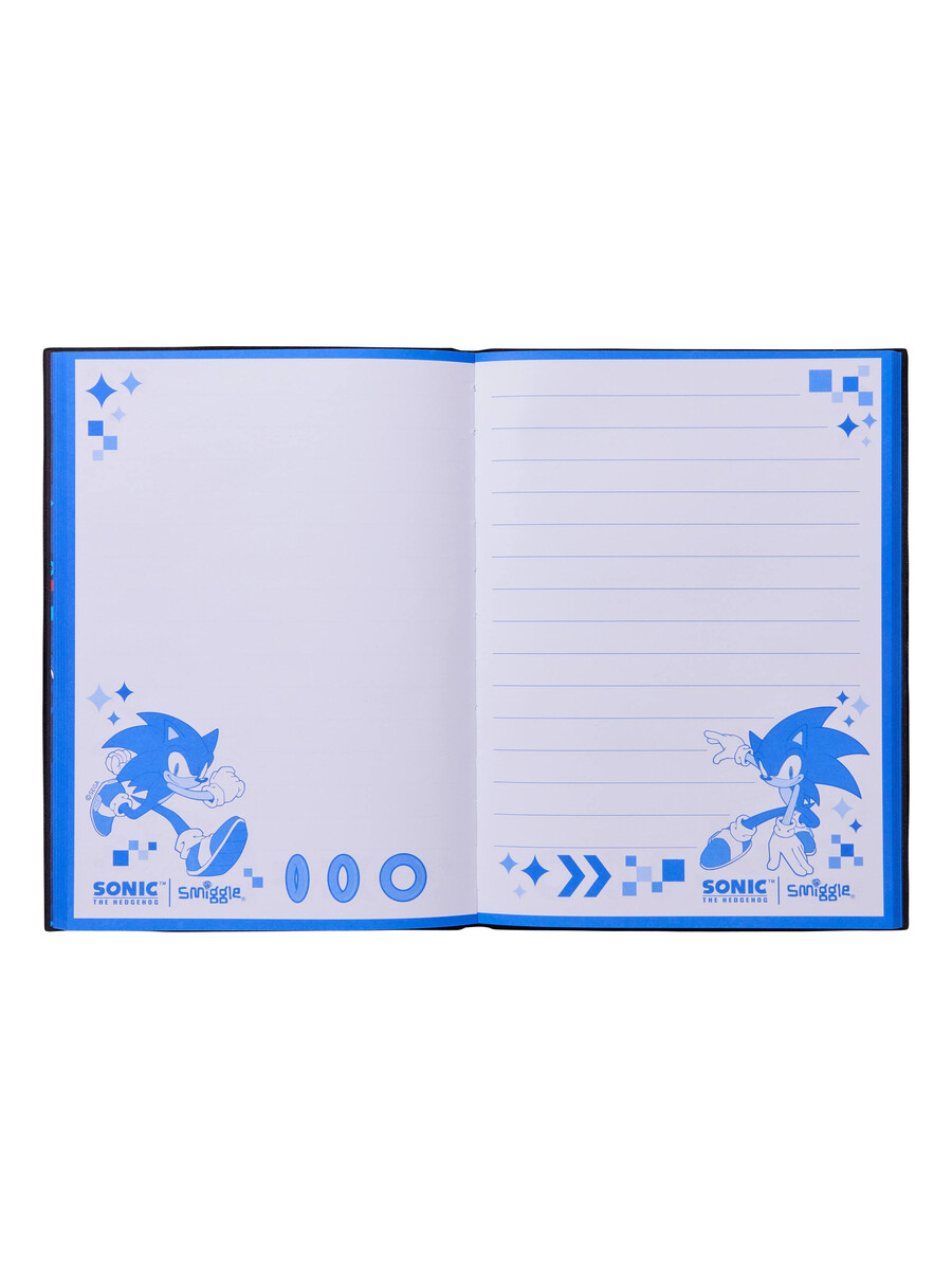 sonic the hedgehog a5 anteckningsbok