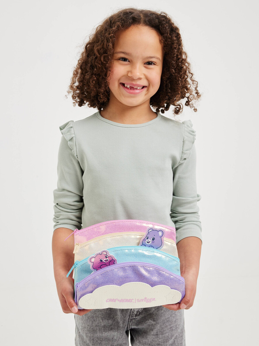 care bears pennfodral med flera fickor