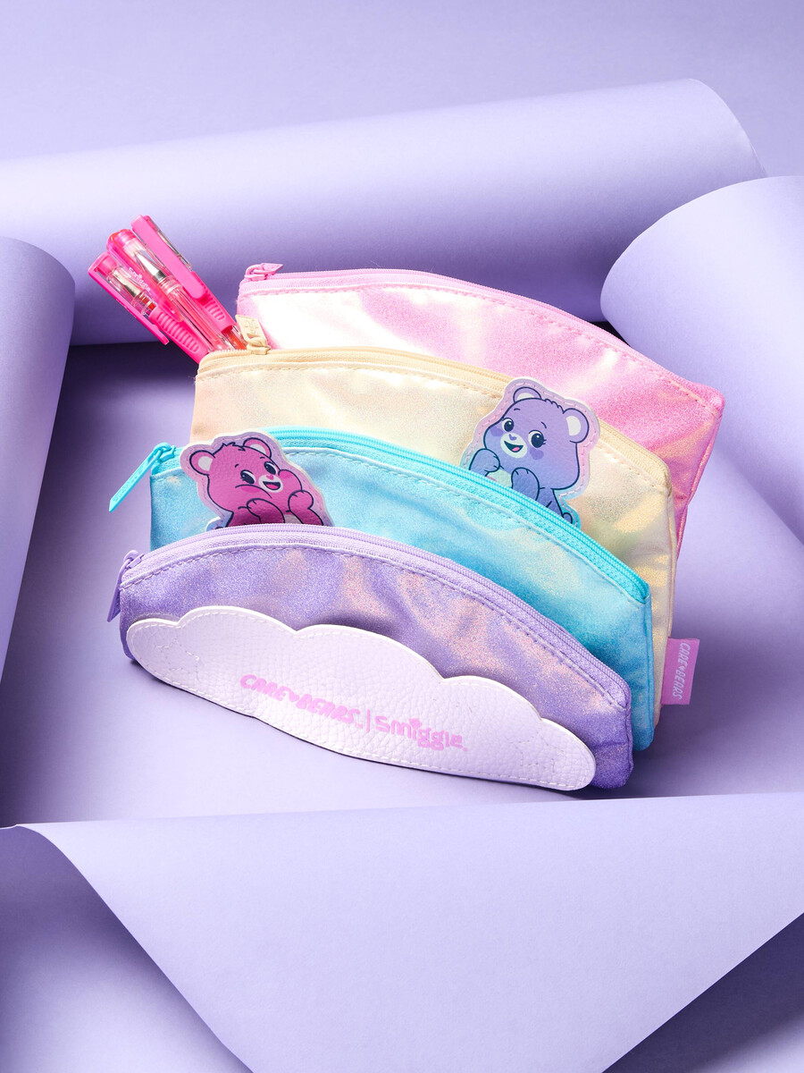 care bears pennfodral med flera fickor