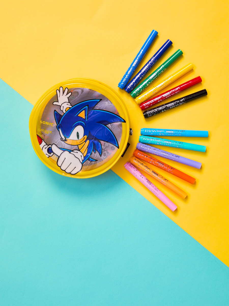 sonic the hedgehog markerpaket