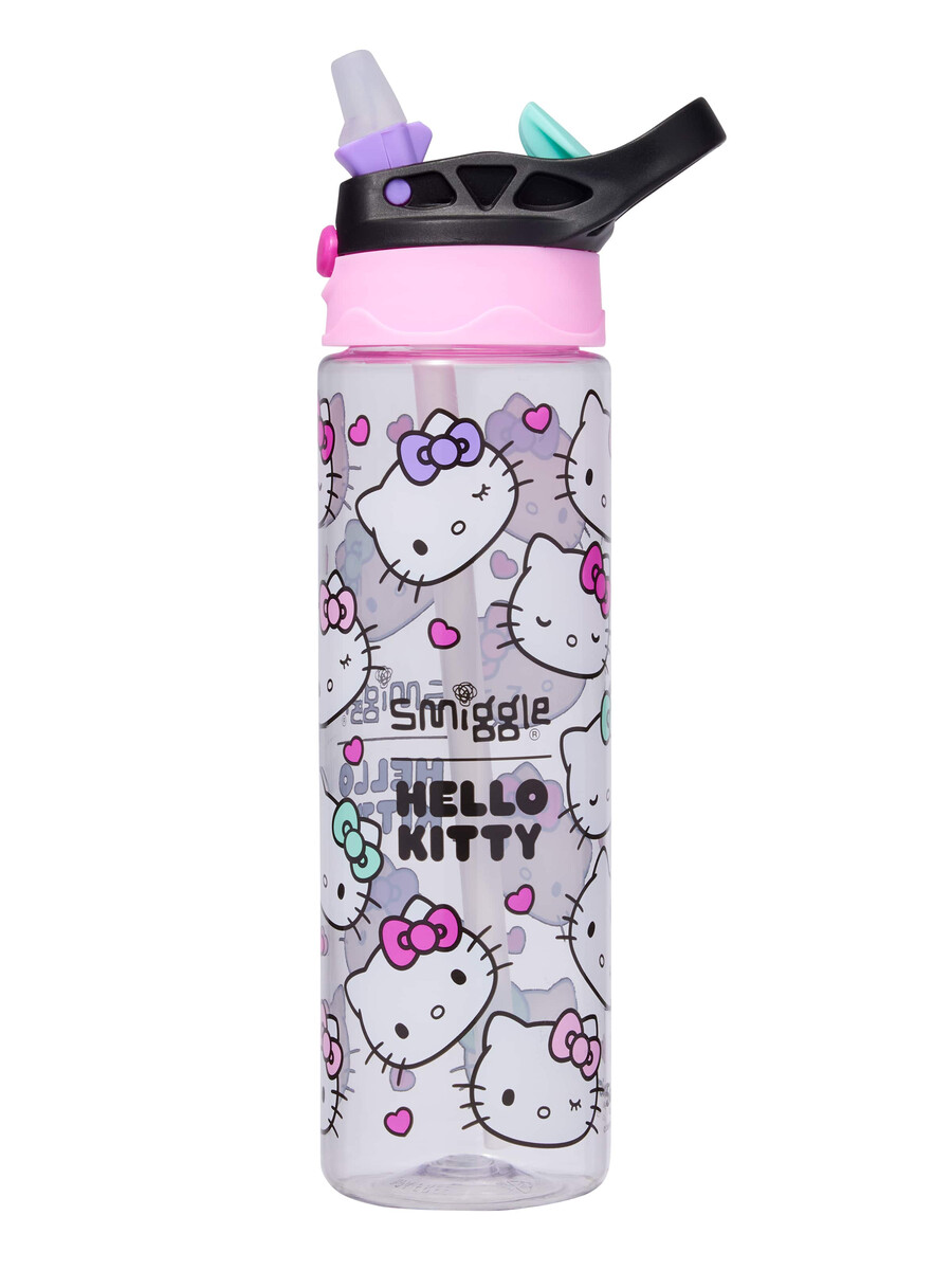 hello kitty plastflaska med flipfunktion 650 ml