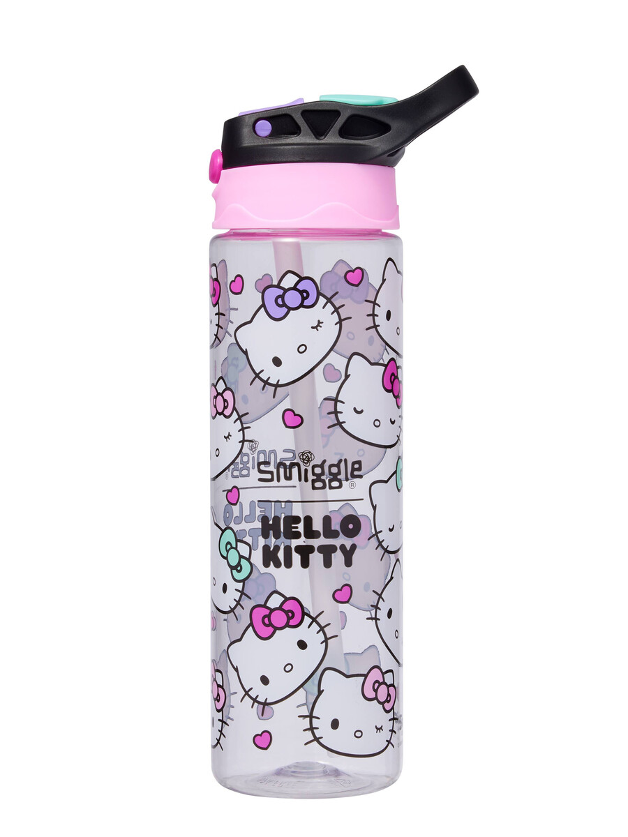 hello kitty plastflaska med flipfunktion 650 ml