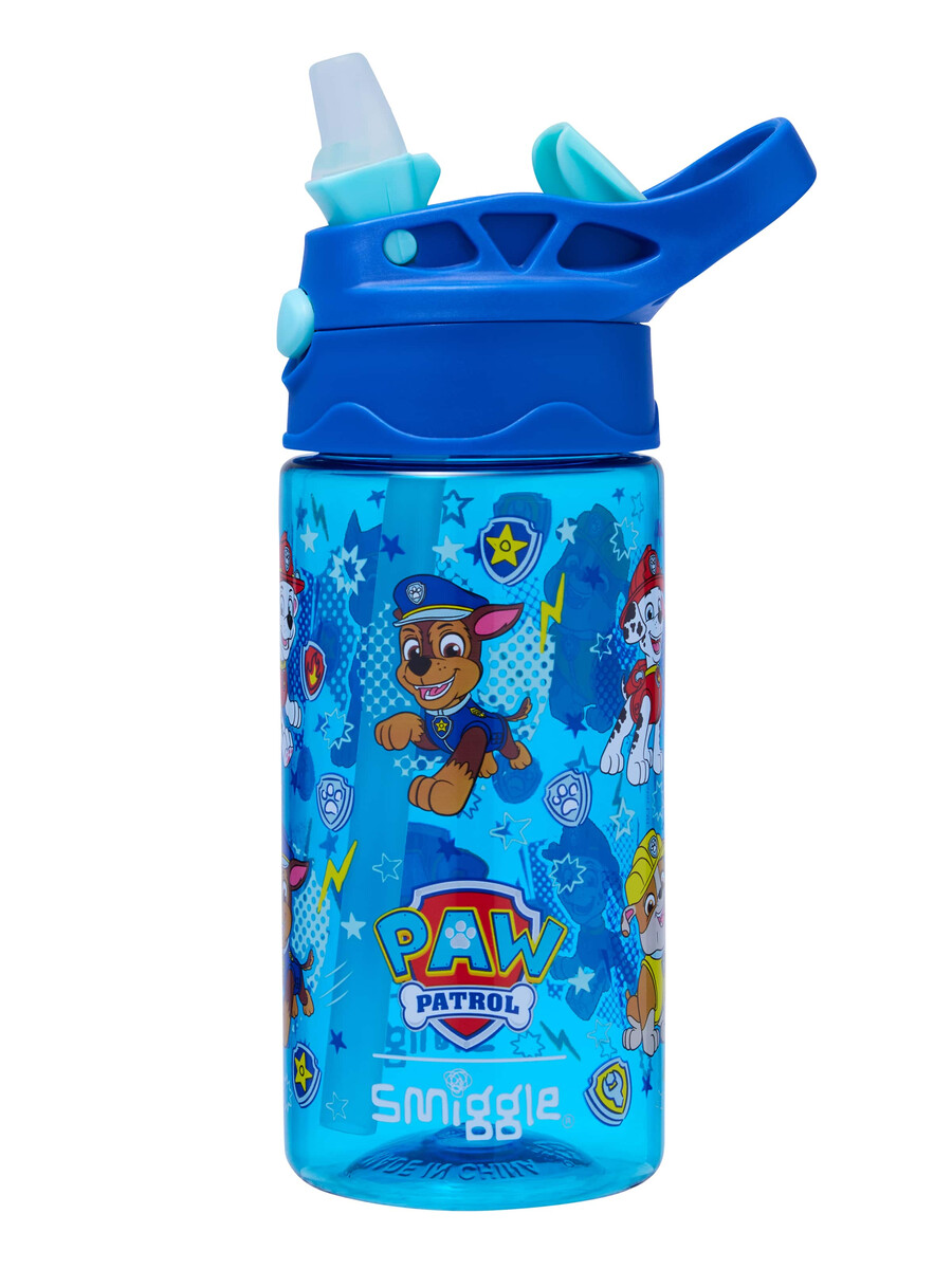 paw patrol junior plast flip dryckesflaska 430 ml