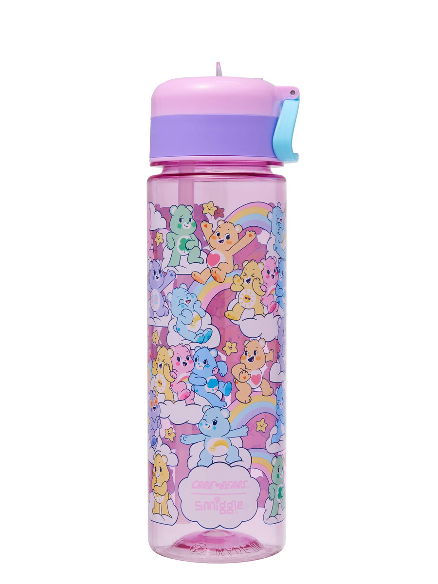 care bears plastflaska med flipfunktion 650 ml