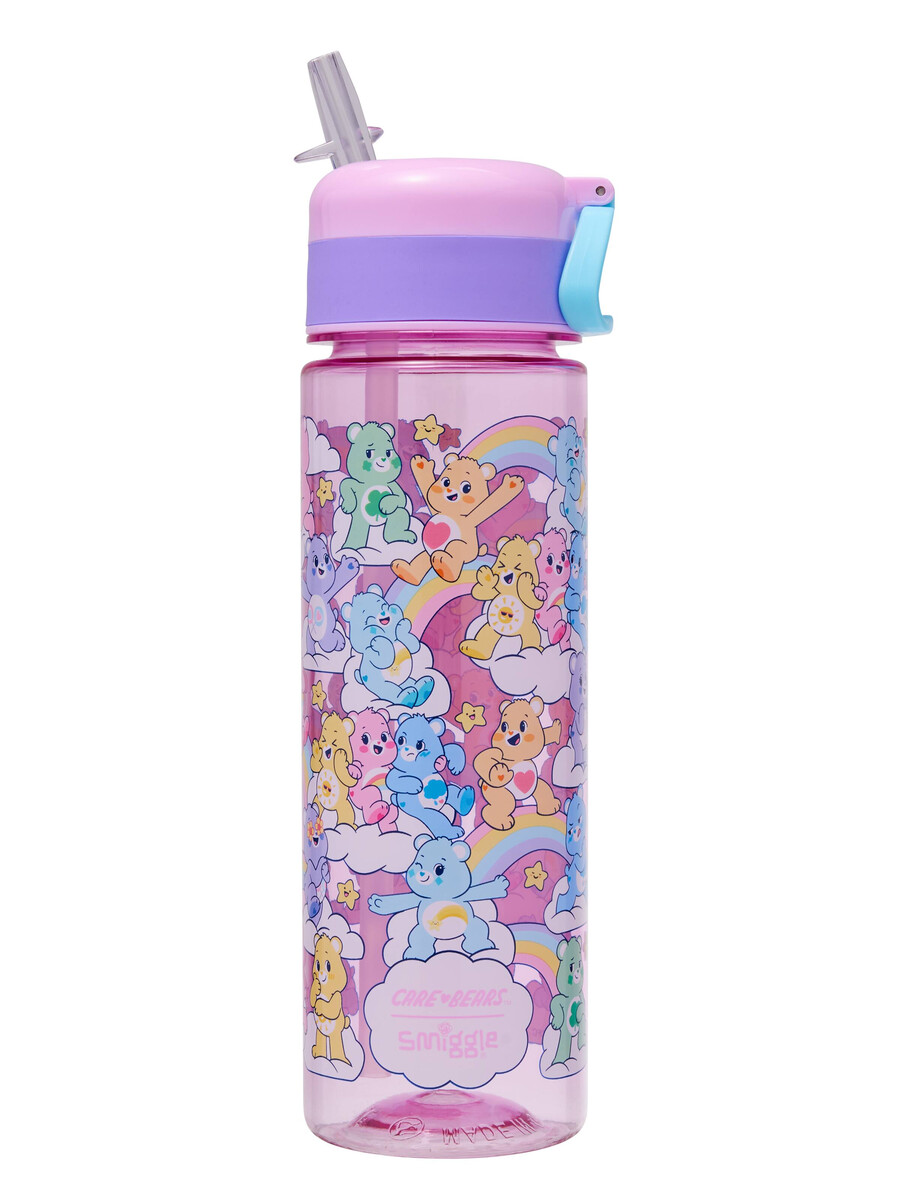 care bears plastflaska med flipfunktion 650 ml