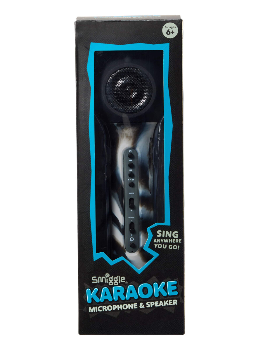 karaokemikrofon och högtalare