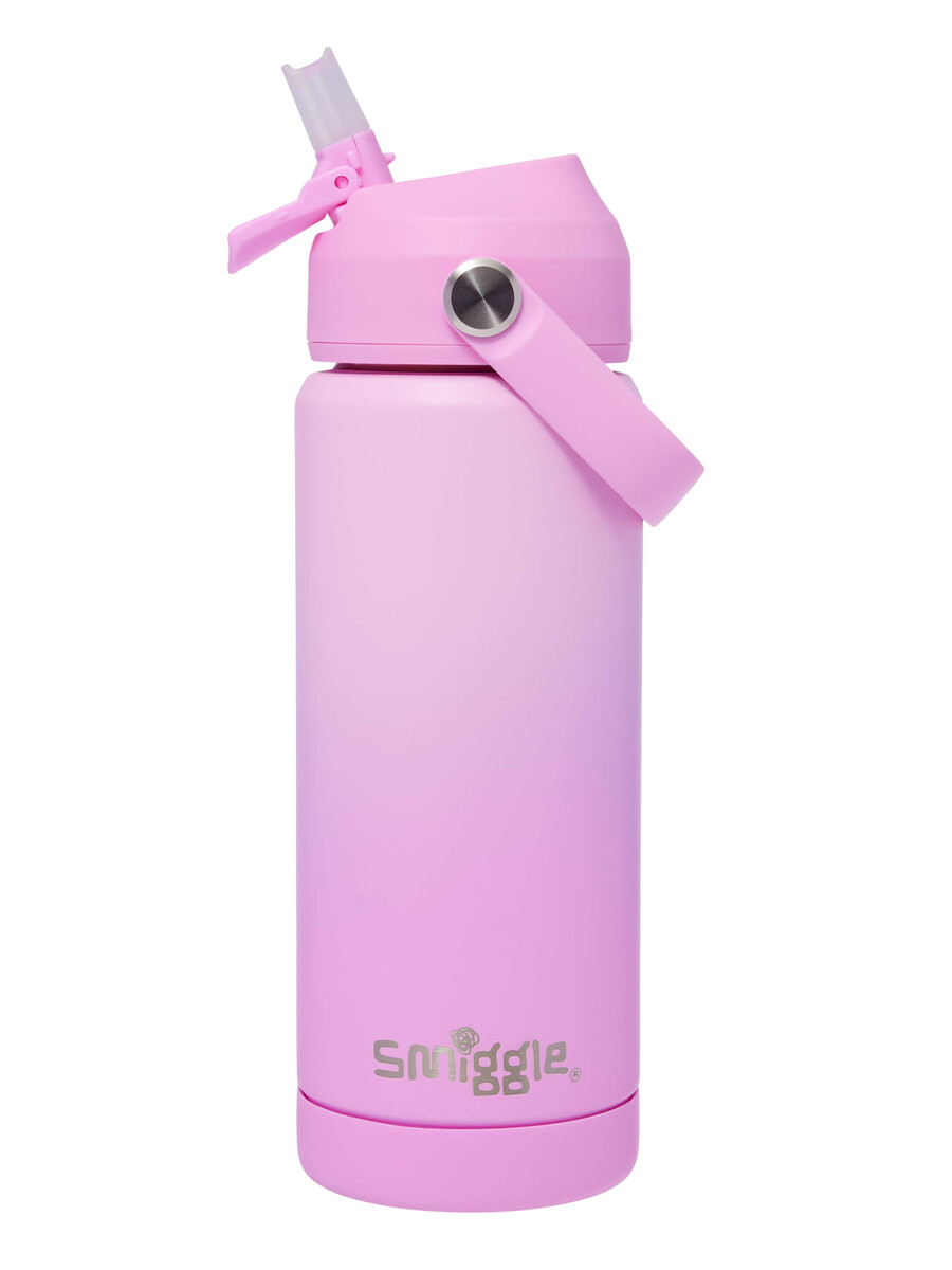 squiggle isolerad dryckesflaska i rostfritt stål 550 ml