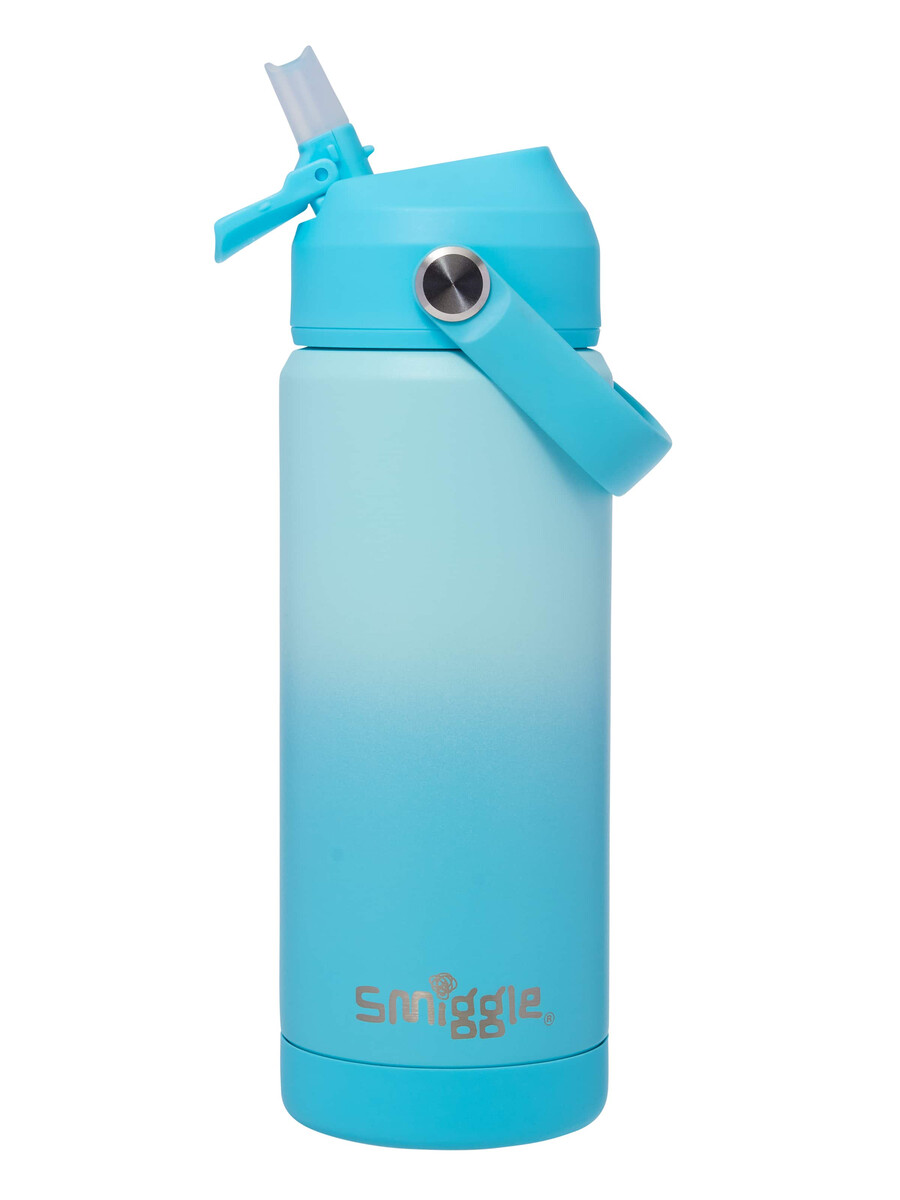 squiggle isolerad dryckesflaska i rostfritt stål 550 ml