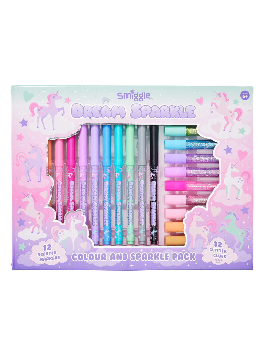 dream sparkle färg och glitterpaket