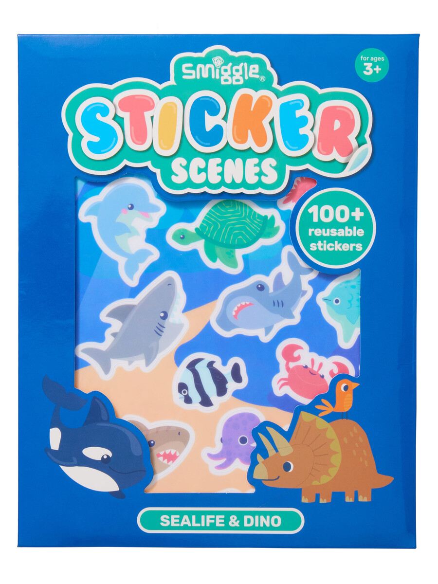 spela scener klistermärkesbok
