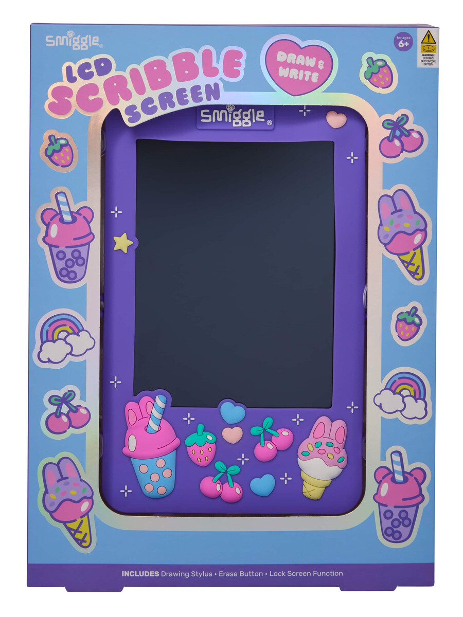 lcd-skärm med skrivteknik