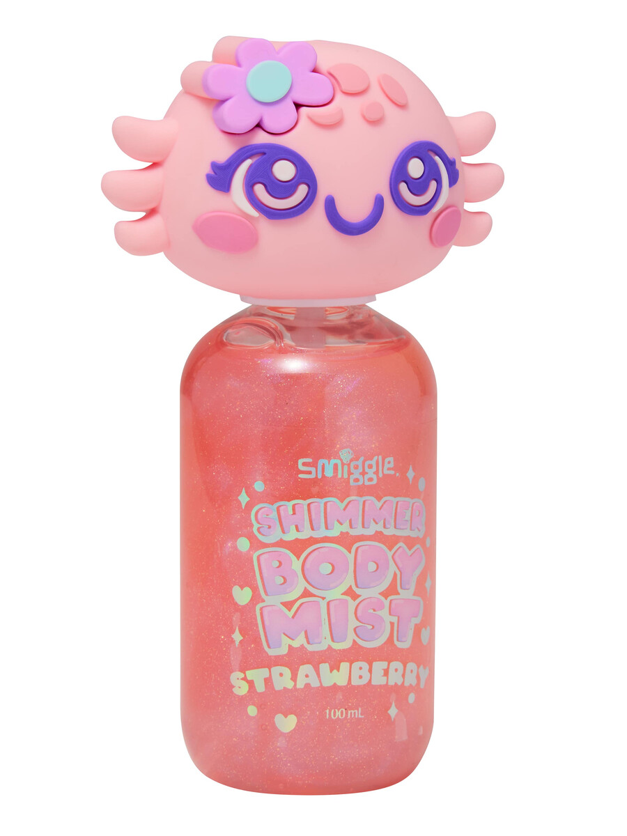 skimrande kroppsspray