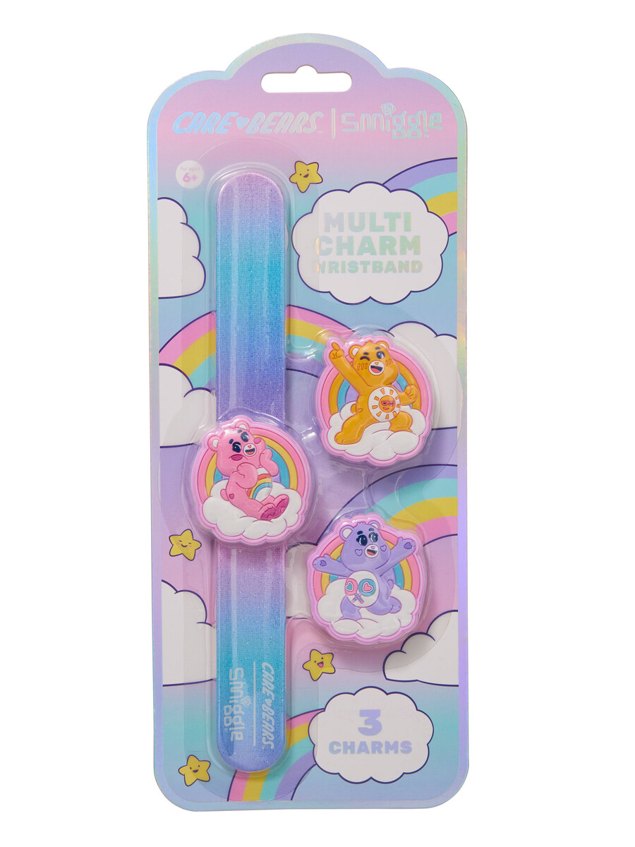 care bears armband med flera charmar